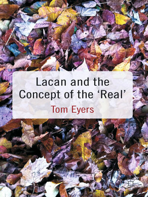 cover image of Lacan and the Concept of the 'Real'